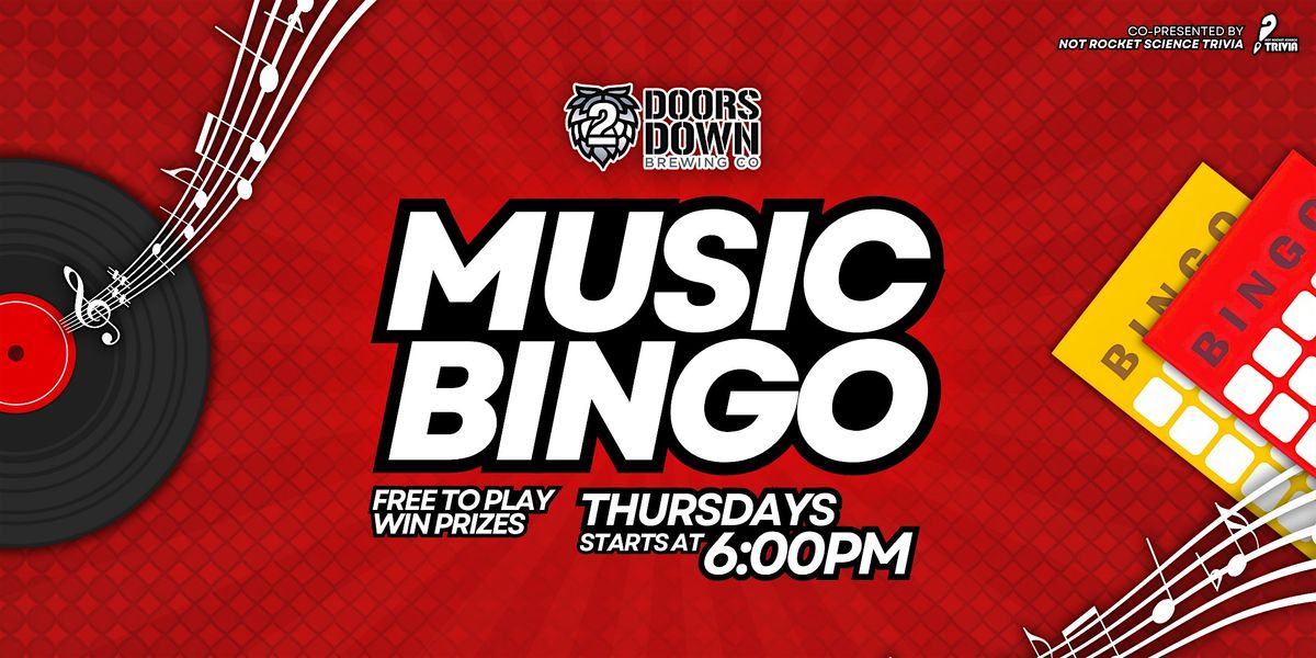 Music Bingo at 2 Doors Down Brewing Company