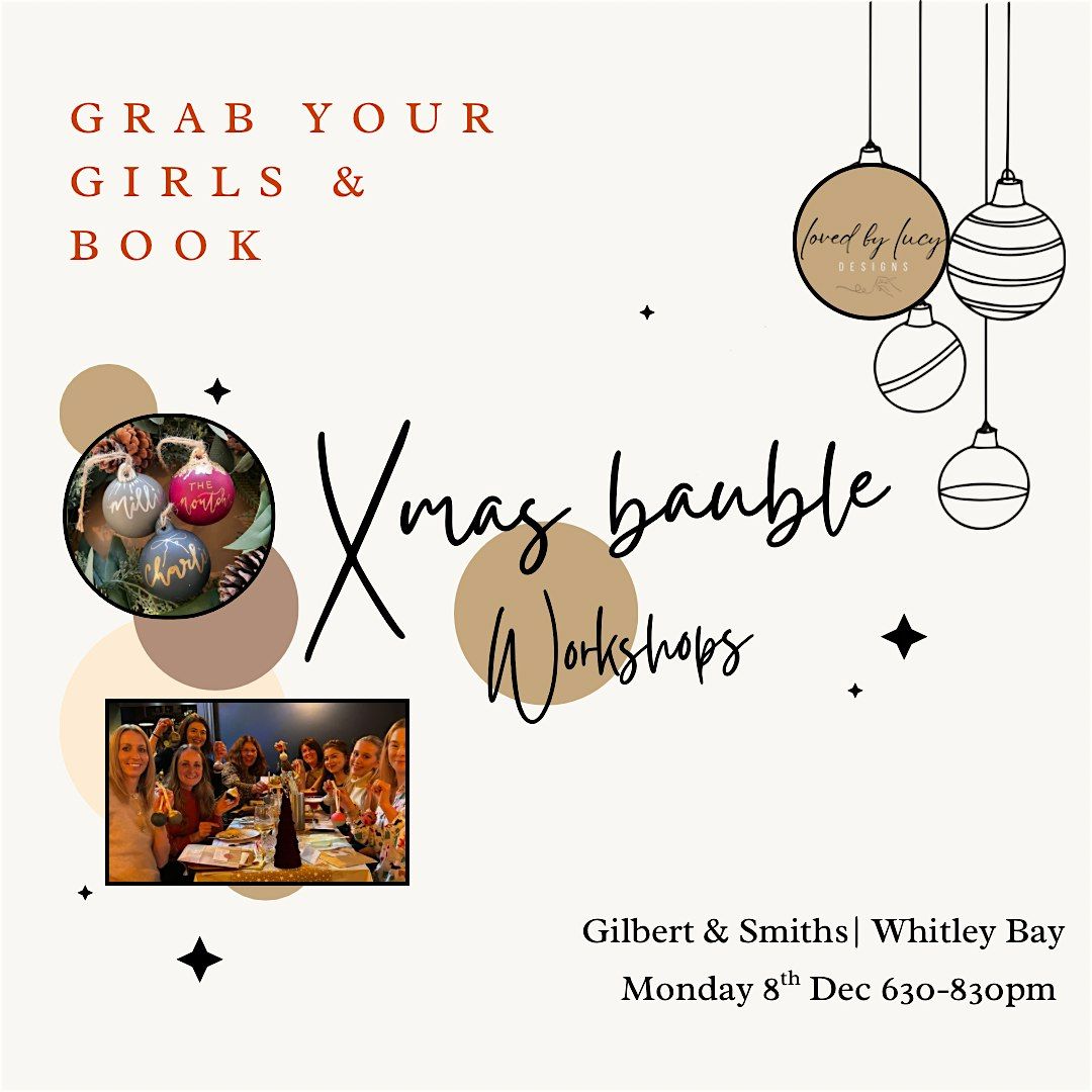 Xmas Bauble Workshop- Into the Woods Cafe