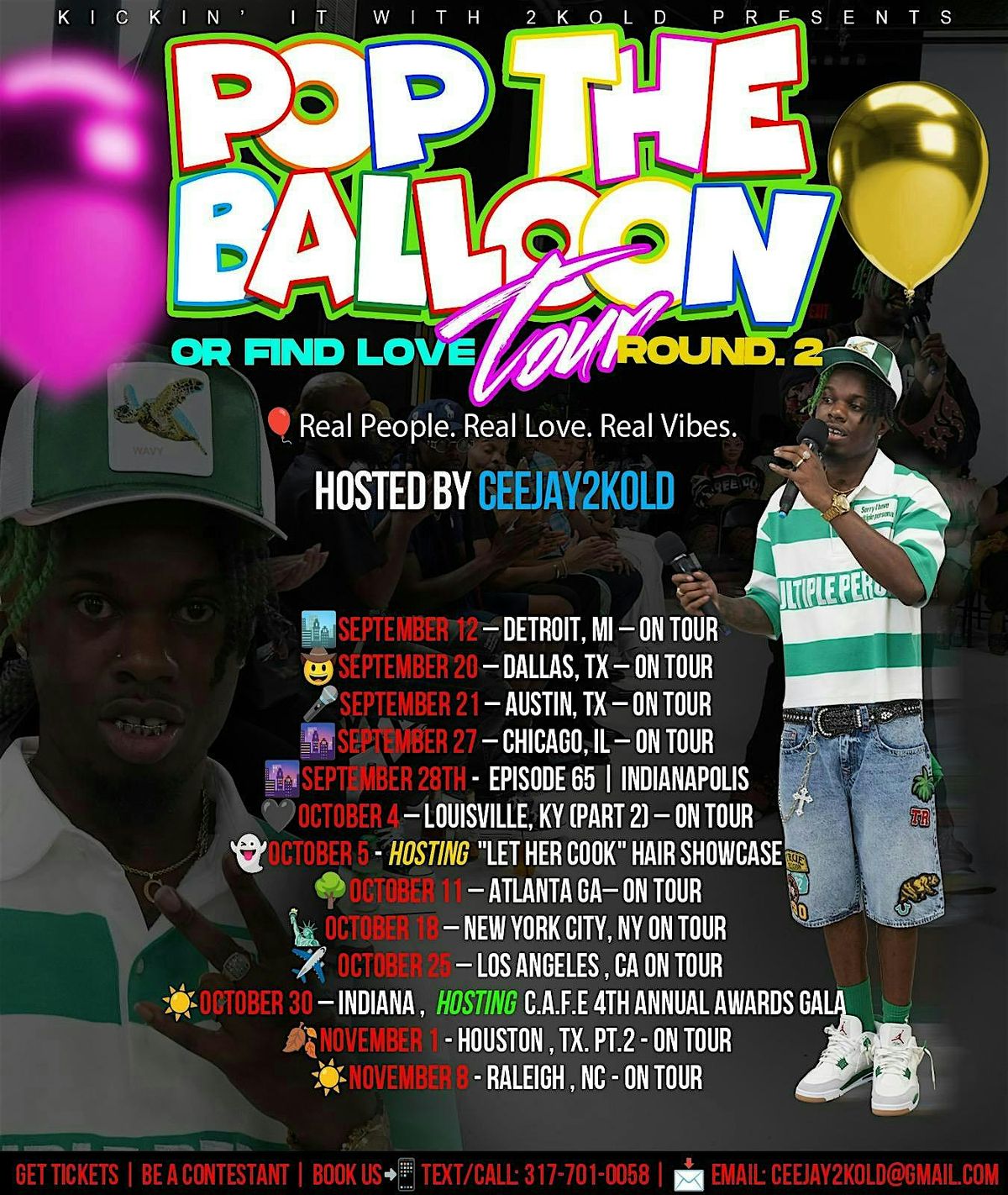 POP THE BALLOON OR FIND LOVE | MILWAUKEE,WI. EDITION | HOSTED BY : 2KOLD