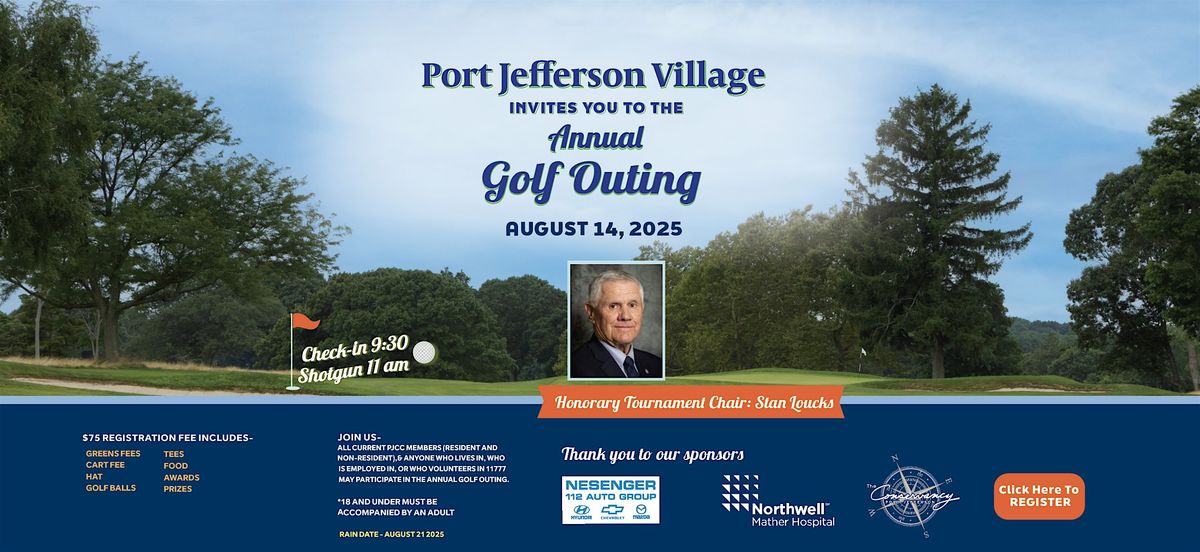 2025 Annual Golf Outing - Incorporated Village of Port Jefferson