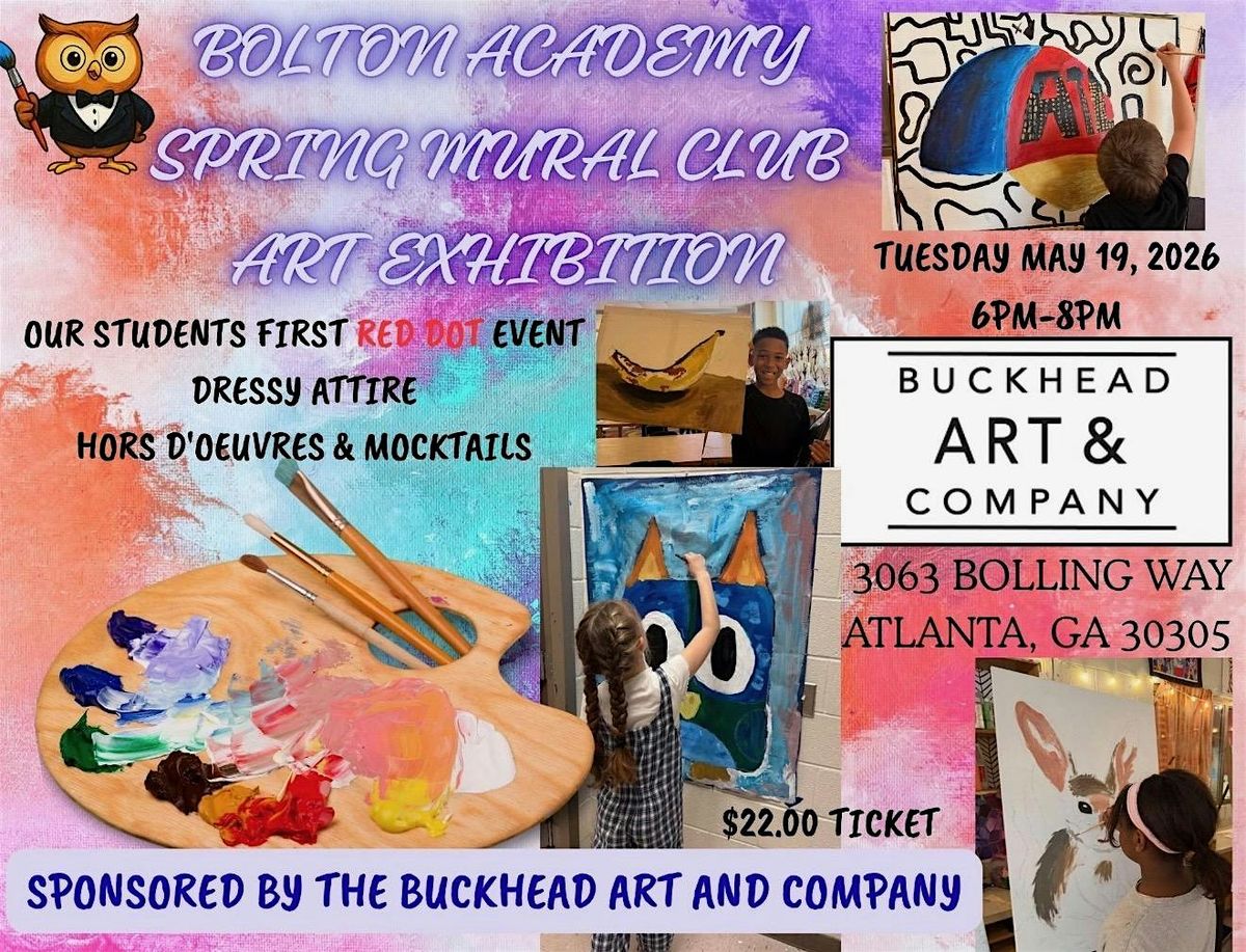 Bolton Academy Spring Mural Club Art Exhibition