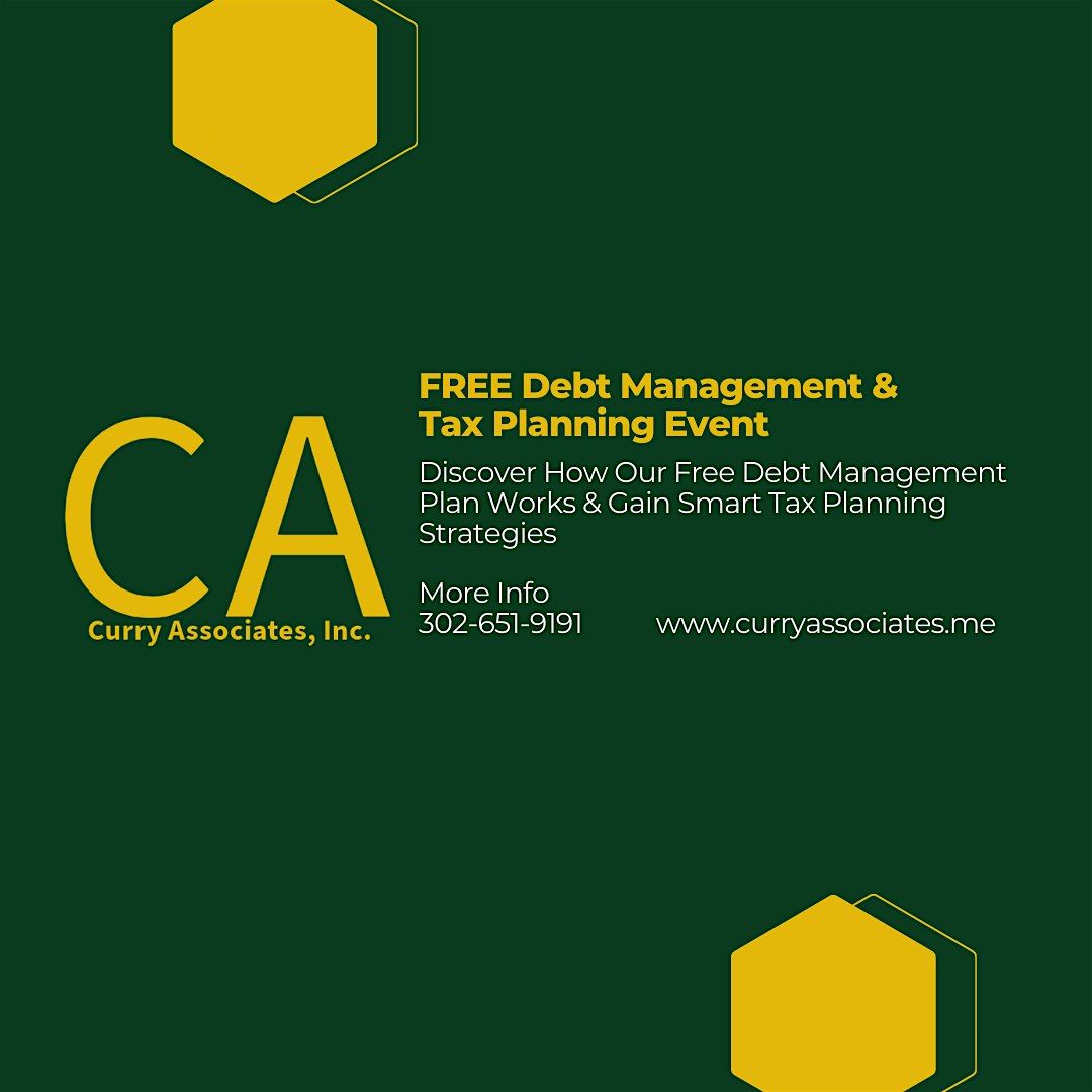 Free Debt Management and Tax Planning Event