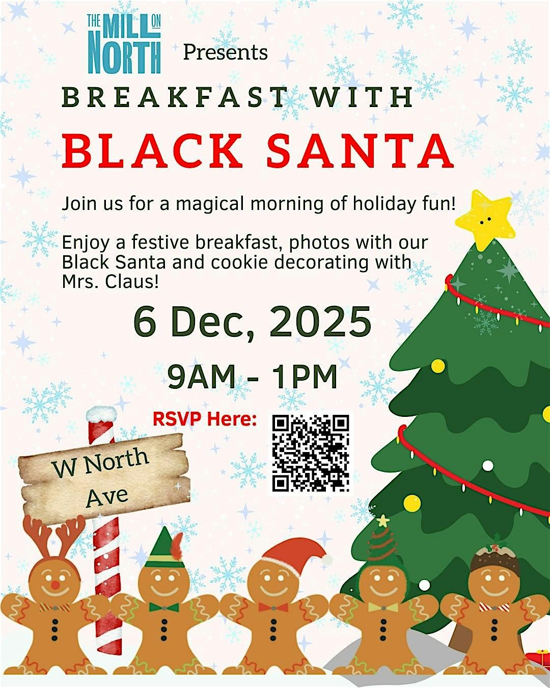Breakfast with Santa and Crafts with Mrs. Clause