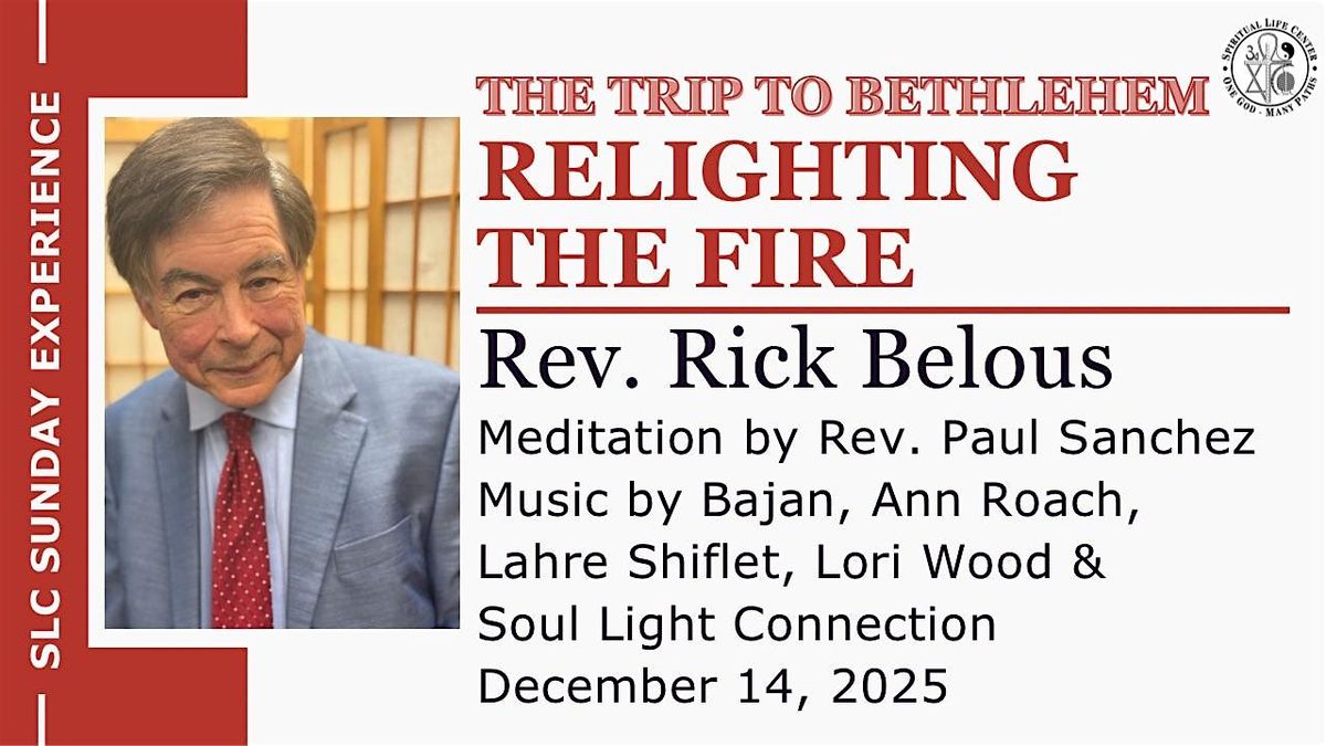 SLC Sunday Experience: Relighting the Fire