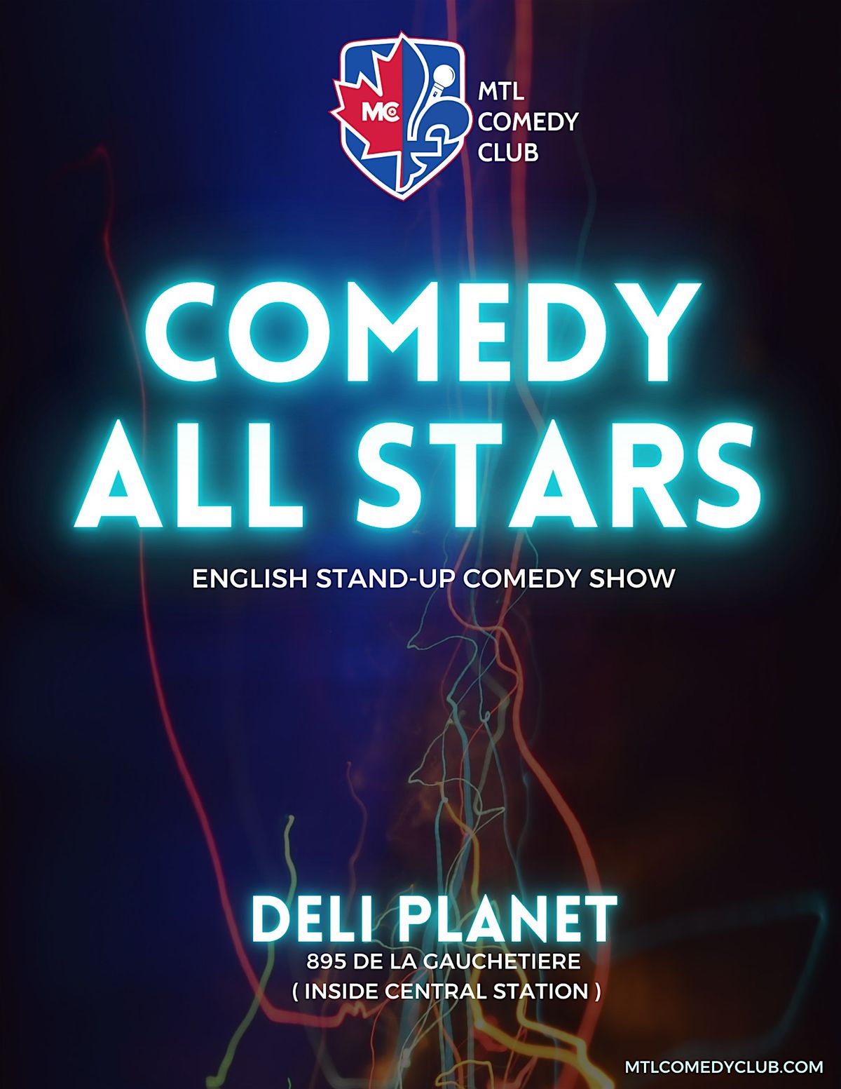 COMEDY ALL STARS! A Stand-Up Comedy Show - SATURDAY, DECEMBER 13TH , 2025