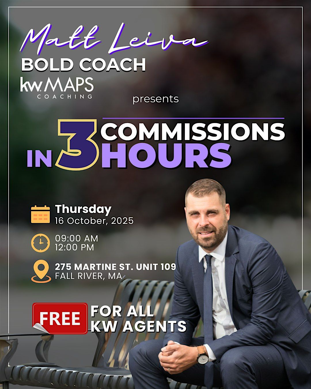 3 Commissions in 3 Hours with BOLD Coach Matt Leiva