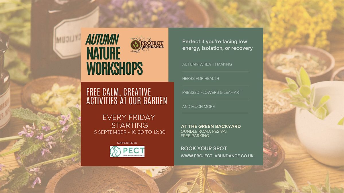 FREE Autumn Nature Workshops