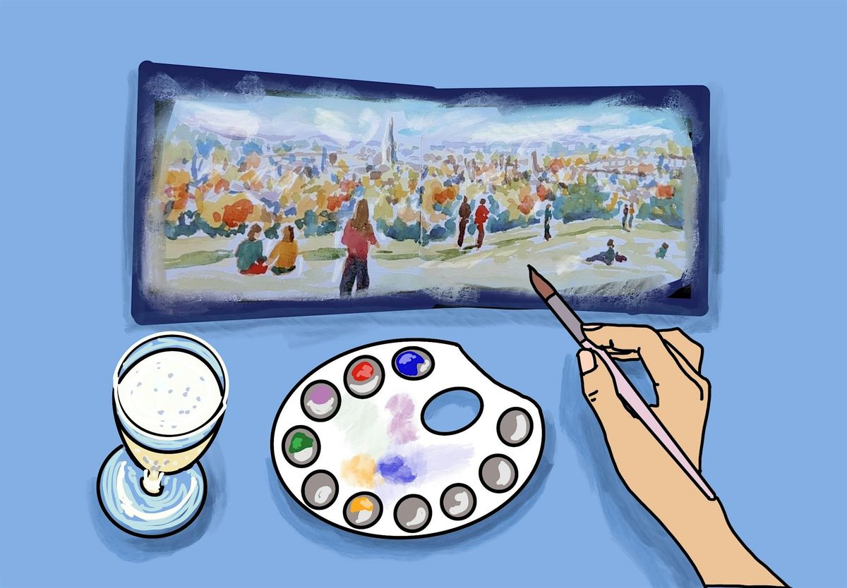 Sip, Paint & Unwind Watercolour Workshop