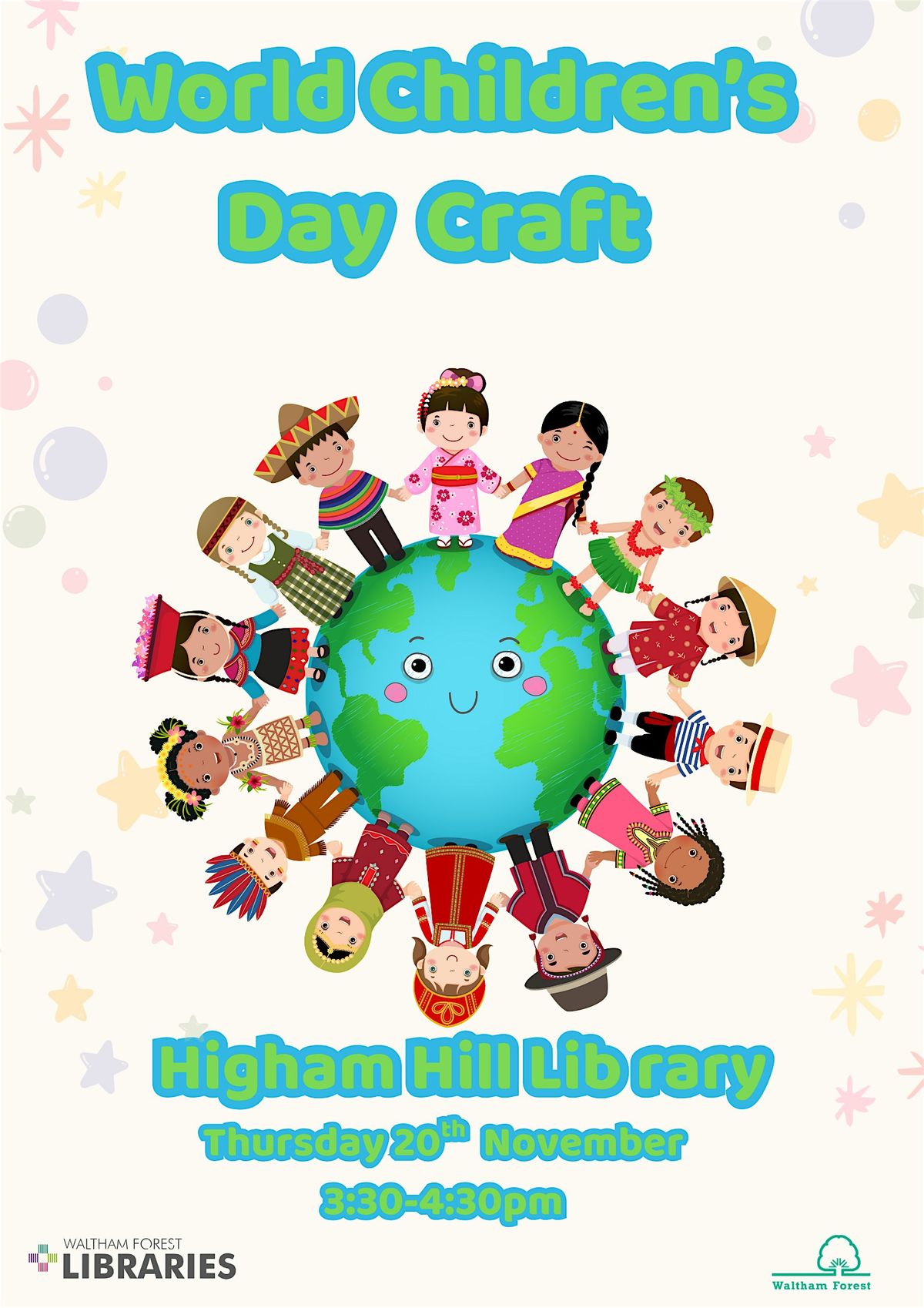 World Children's Day Craft @ Higham Hill Library