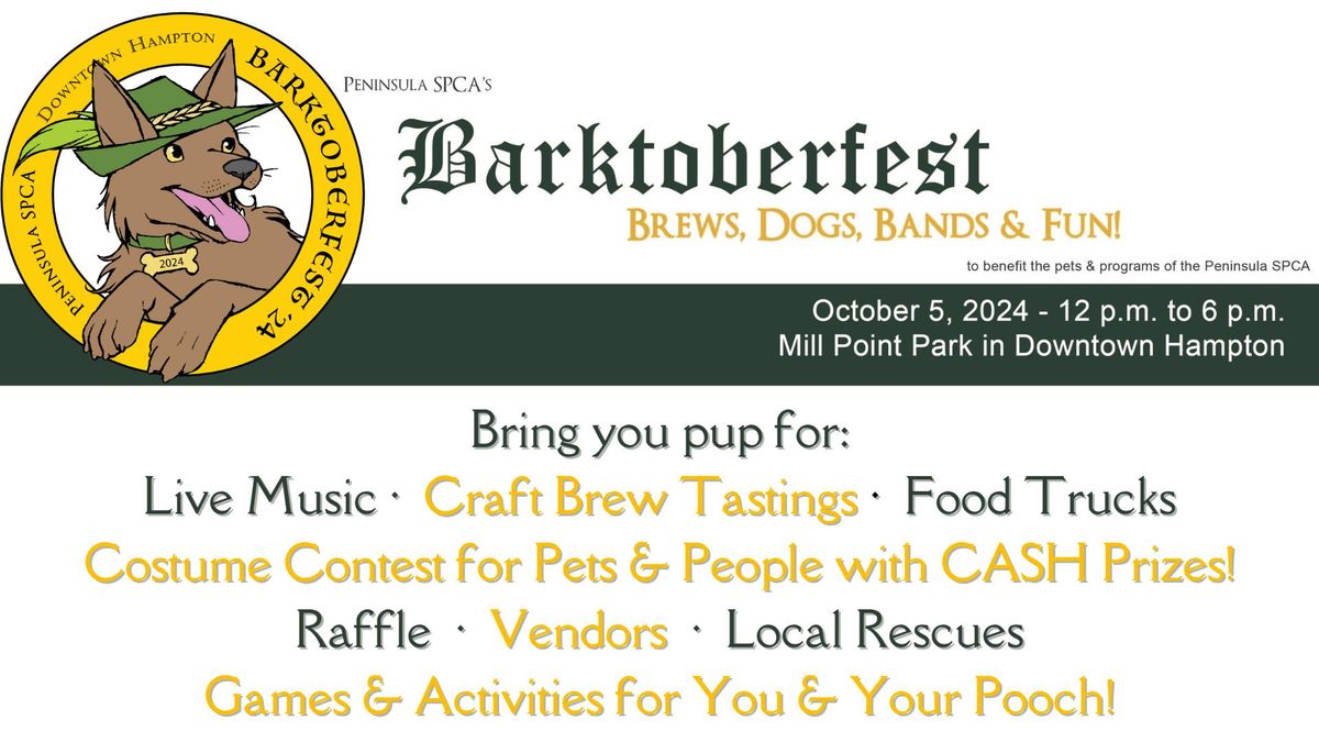 Barktoberfest 2024 100 Eaton St, Hampton, VA 236694056, United