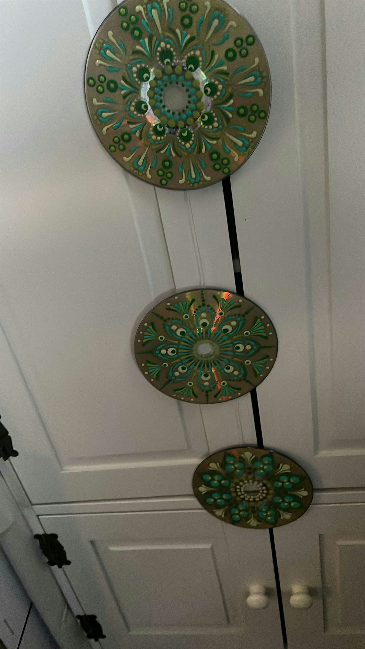 Mandala CD Mobile Wind Spinner