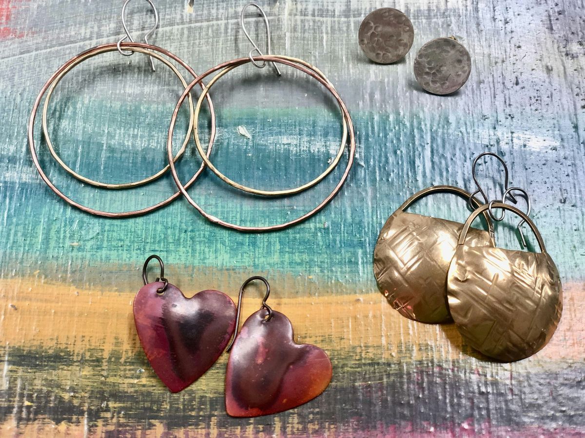 Earrings as Gifts - Saturday Metalsmithing Workshop