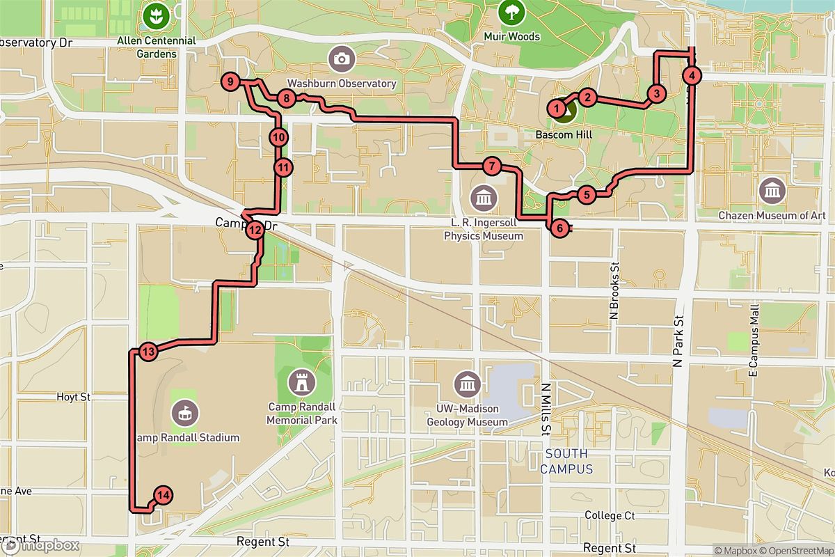 Madison Audio Tour: Campus Legends and Labyrinths of Learning