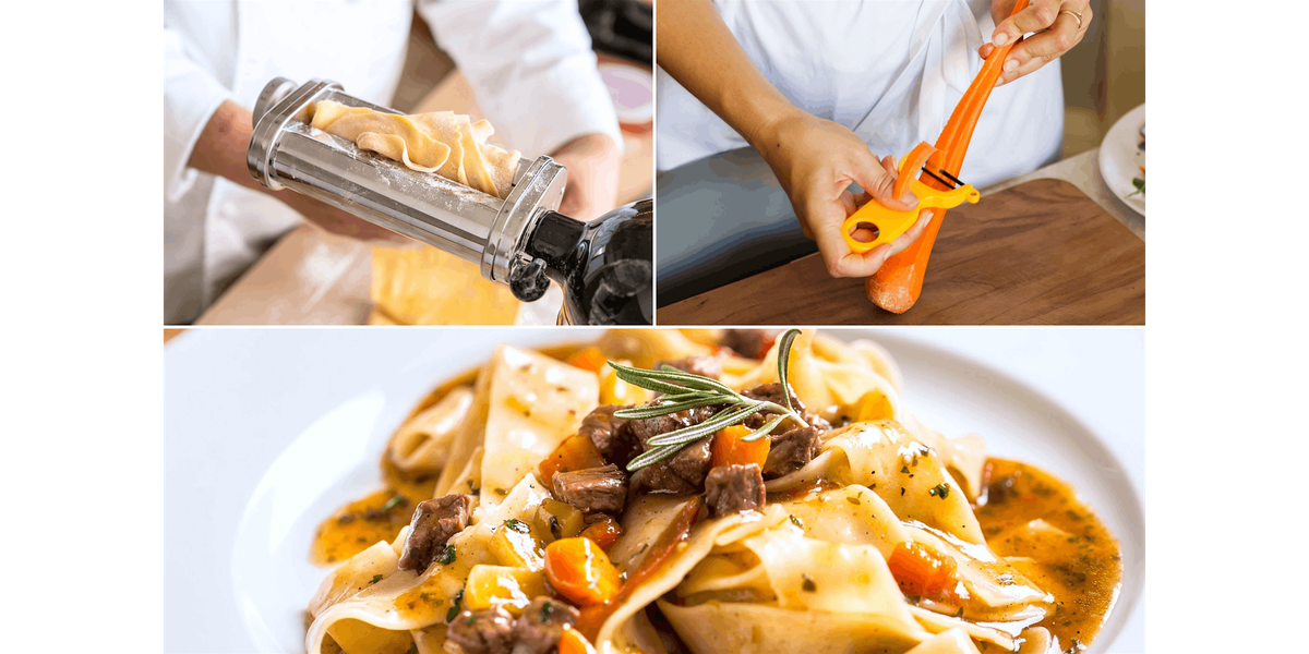Make Slow Cooked Oxtail Pappardelle - Pasta Making Cooking Class in Houston | Classpop!\u2122