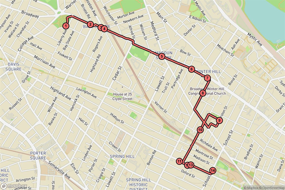 Somerville Audio Tour: Squares, Sweets & Stories of Old Winter Hill