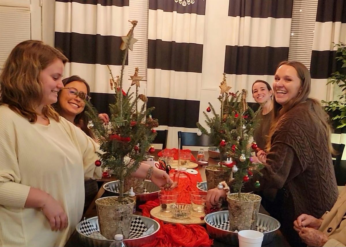 Live Tabletop Tree Decorating , Boomdyada @ the Dragonfly Winery