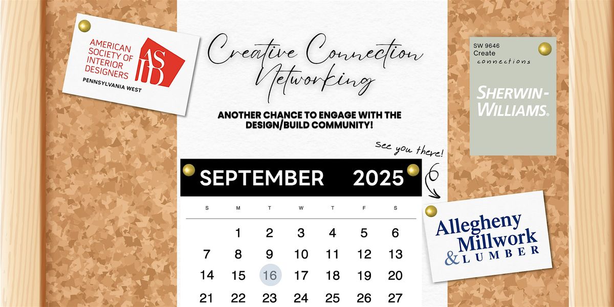 Creative Connections Networking: September 2025