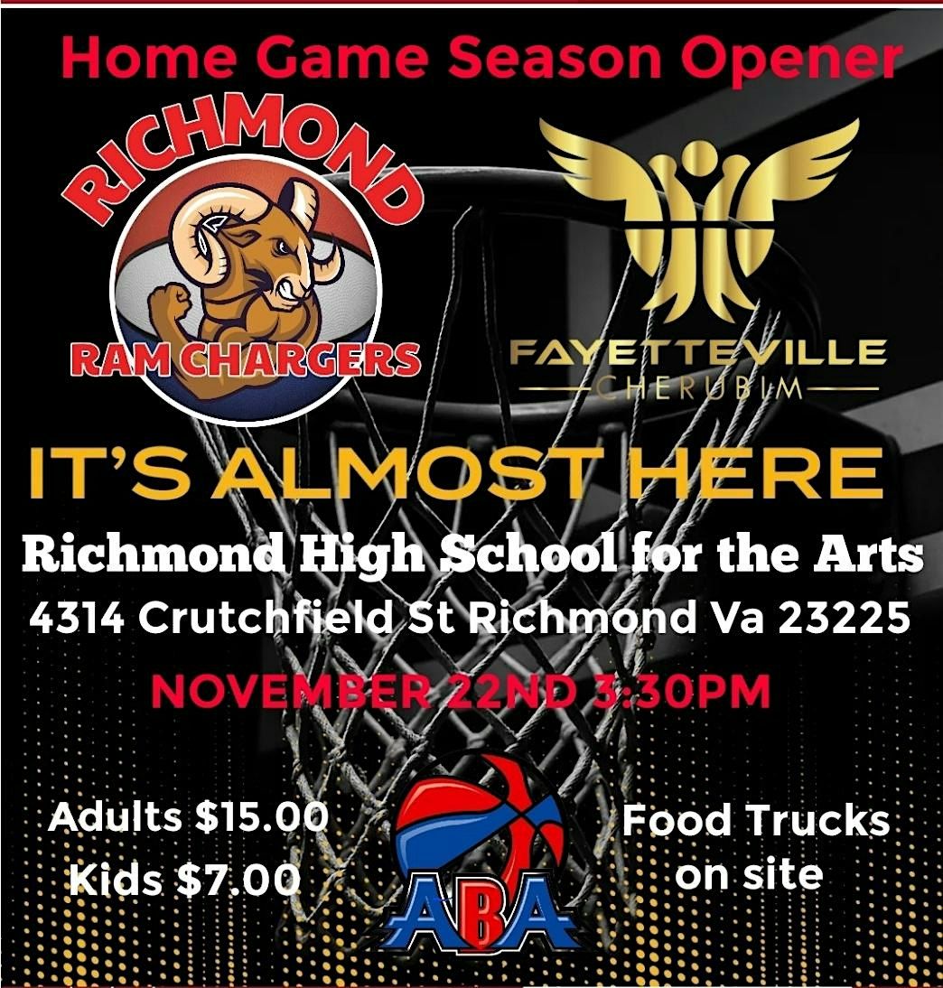 RICHMOND RAM CHARGERS Season Opener against FAYETTEVILLE CHERUBIM