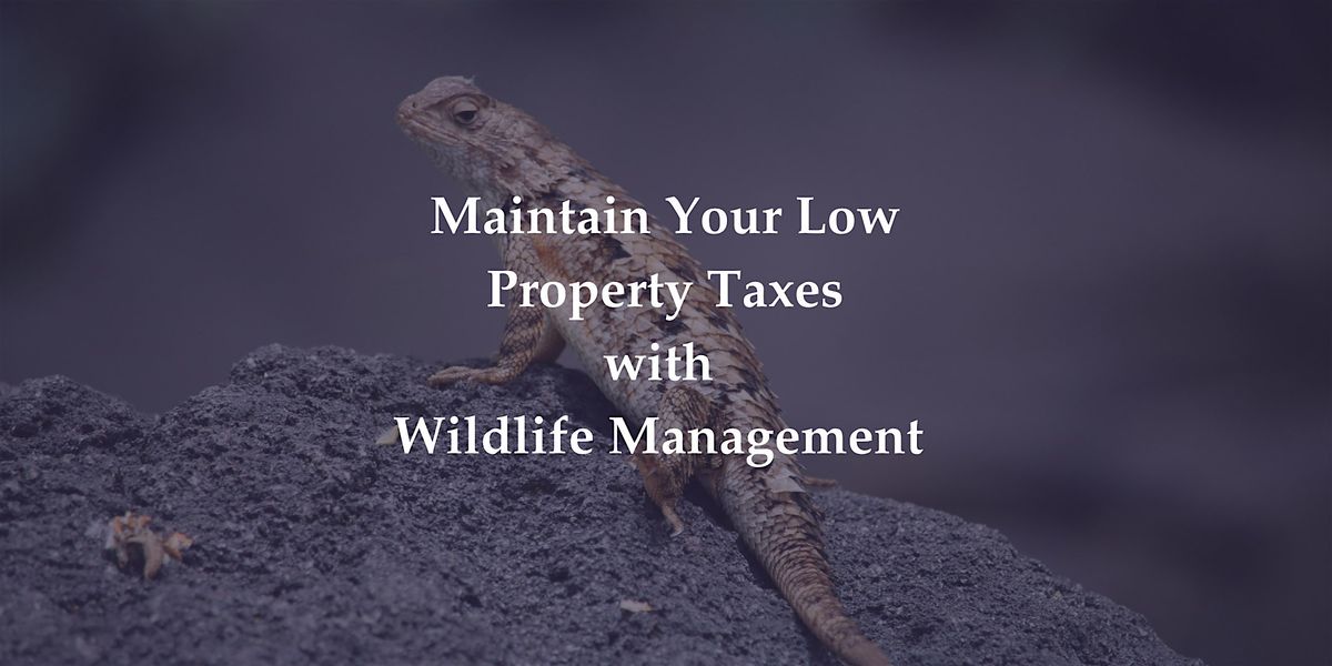 Introduction to Wildlife Management - Brazos Center