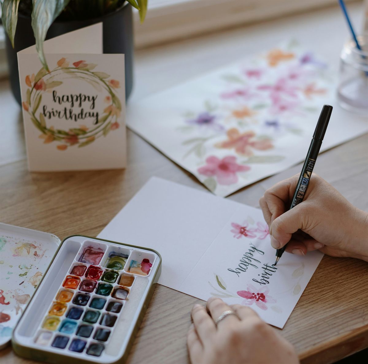 Calligraphy & Watercolour Workshop