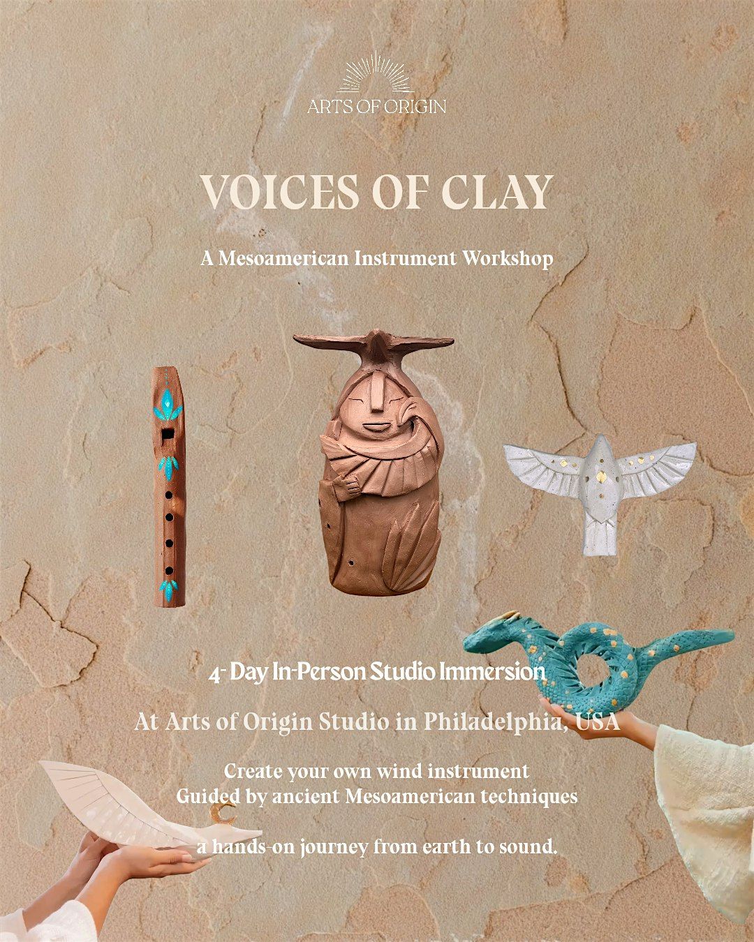 Discover the Art of Ceramic Instrument Making | 4 Day Workshop | Flutes