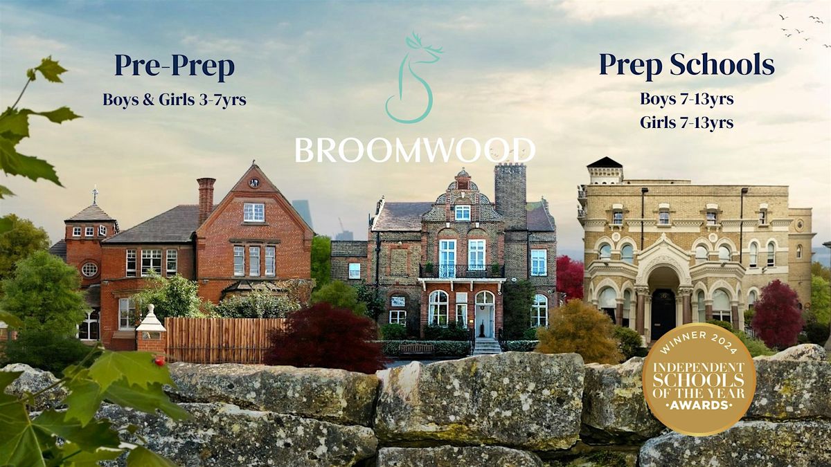 Open Morning: Broomwood Pre-Prep (3-7yrs) | Friday 13 March 2026