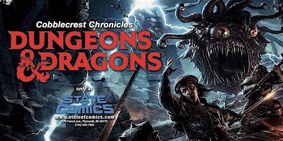 Cobblecrest Dungeons & Dragons (2025 5e) Session for 3rd level characters