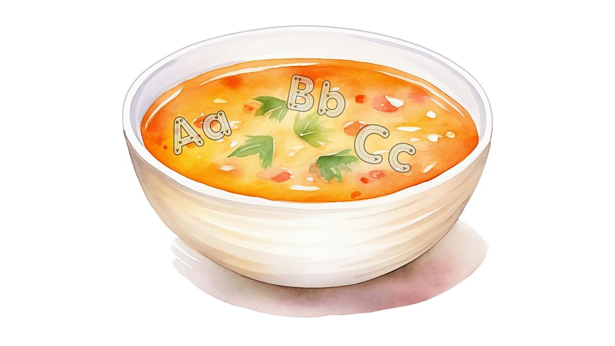 Alphabet Soup: ABCs & 123s-Get Ready for Kindergarten!
