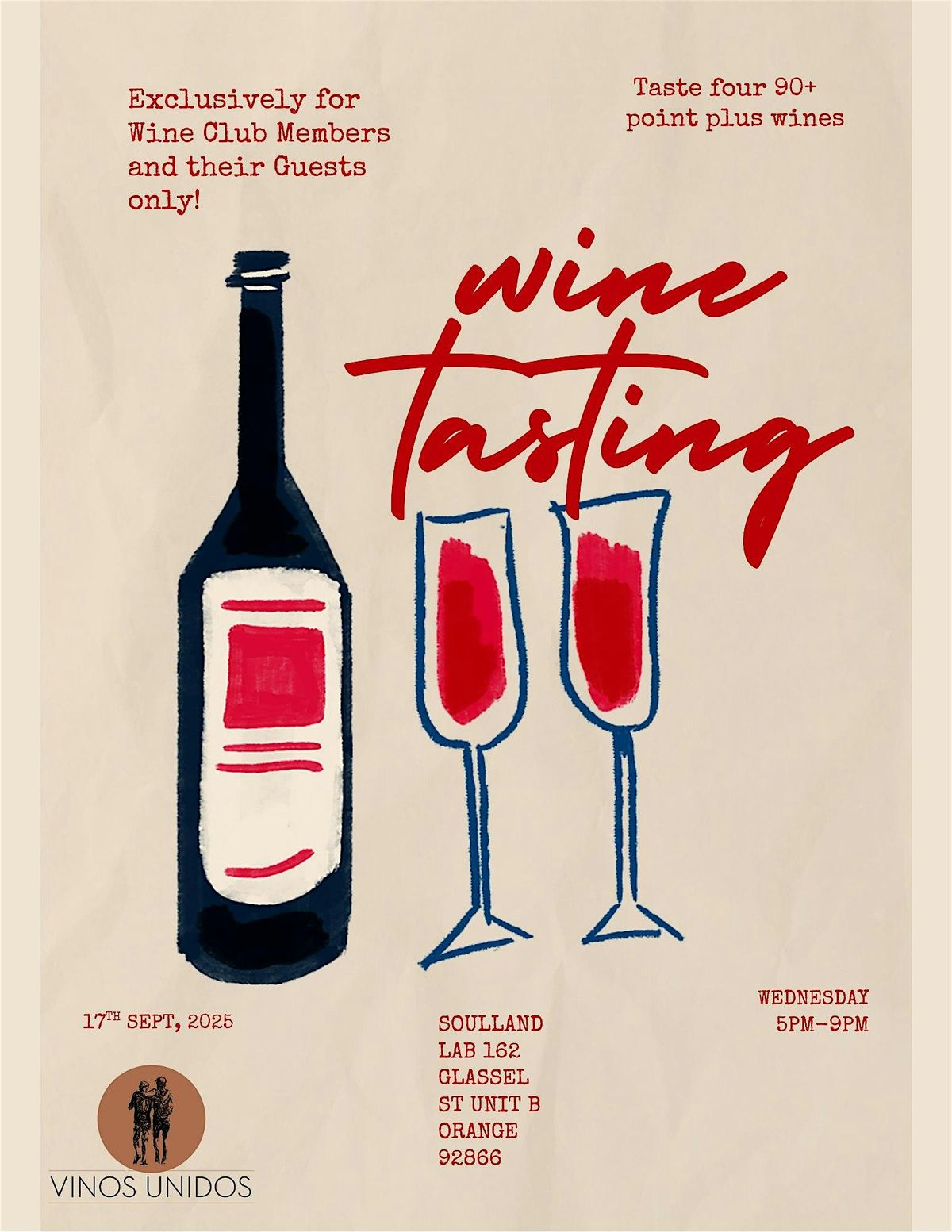 Wine Club Members (and their guest) Only tasting!