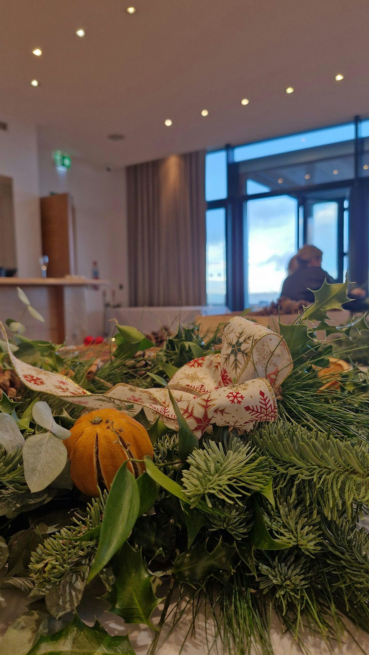 Festive wreath making workshop with Norwegian Wood Florist