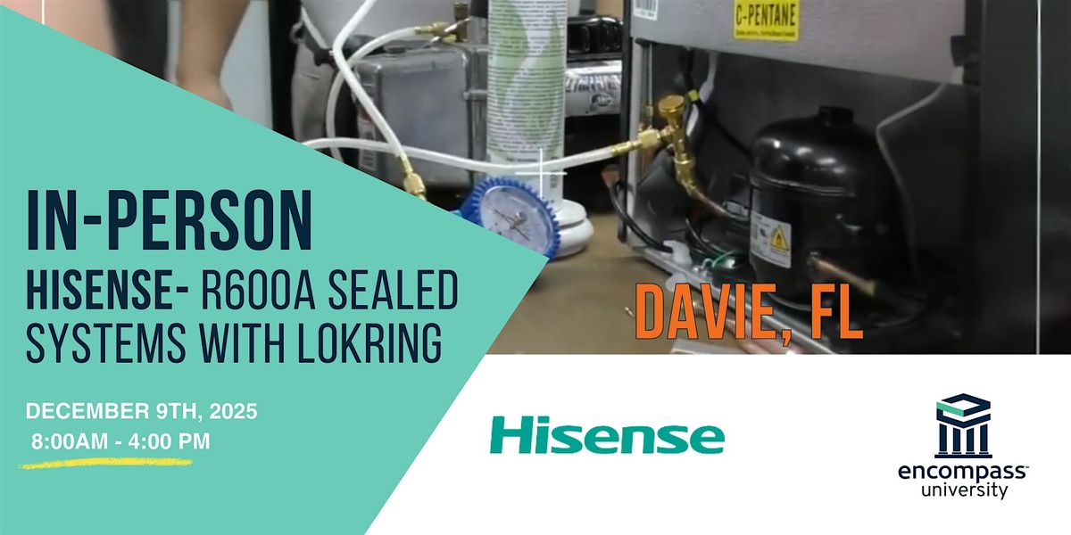 Hisense- R600a Sealed Systems With Lokring