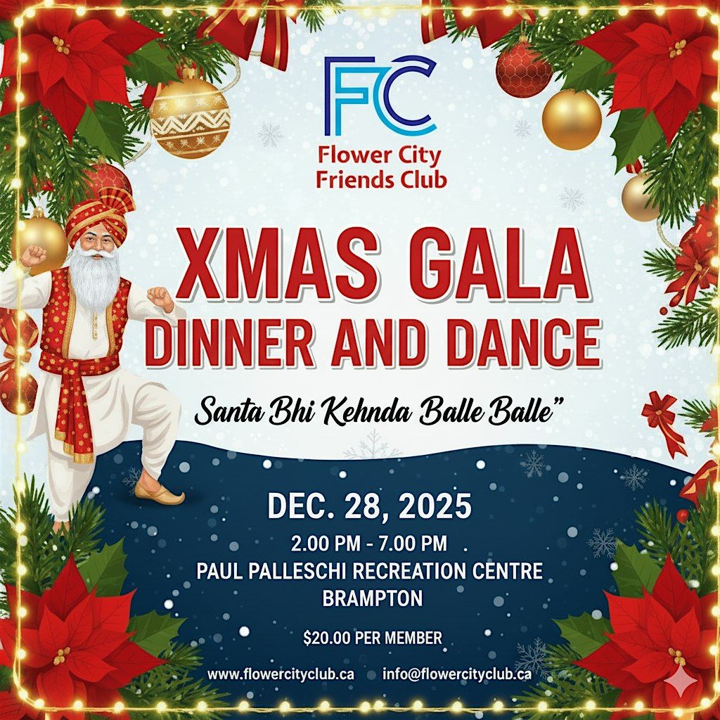 Santa Bhi Kehnda Balle Balle -Xmas Gala Dinner- & Dance ( FOR MEMBERS)