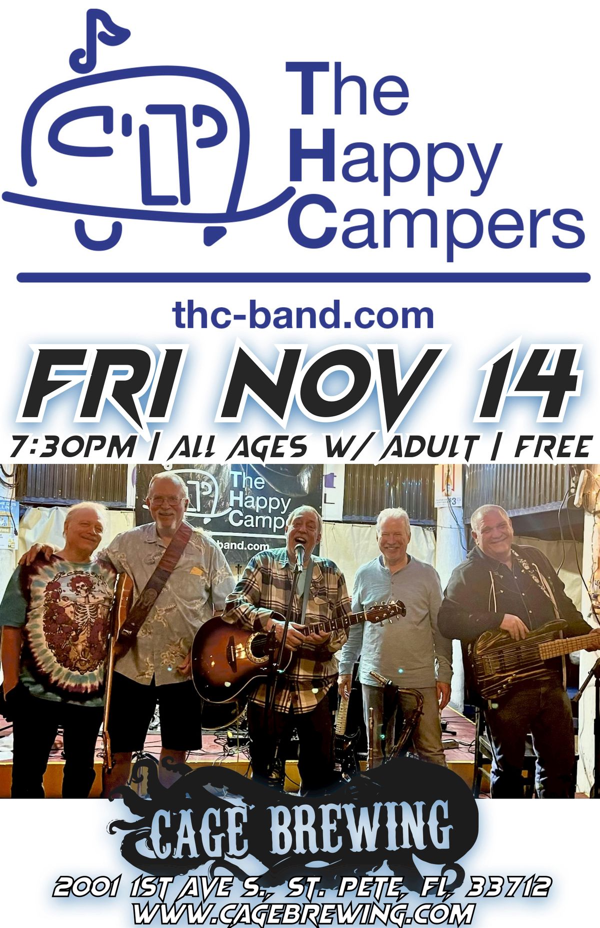 FREE: Classic Rocking Americana Friday ft. Rexdel Camp & The Happy Campers