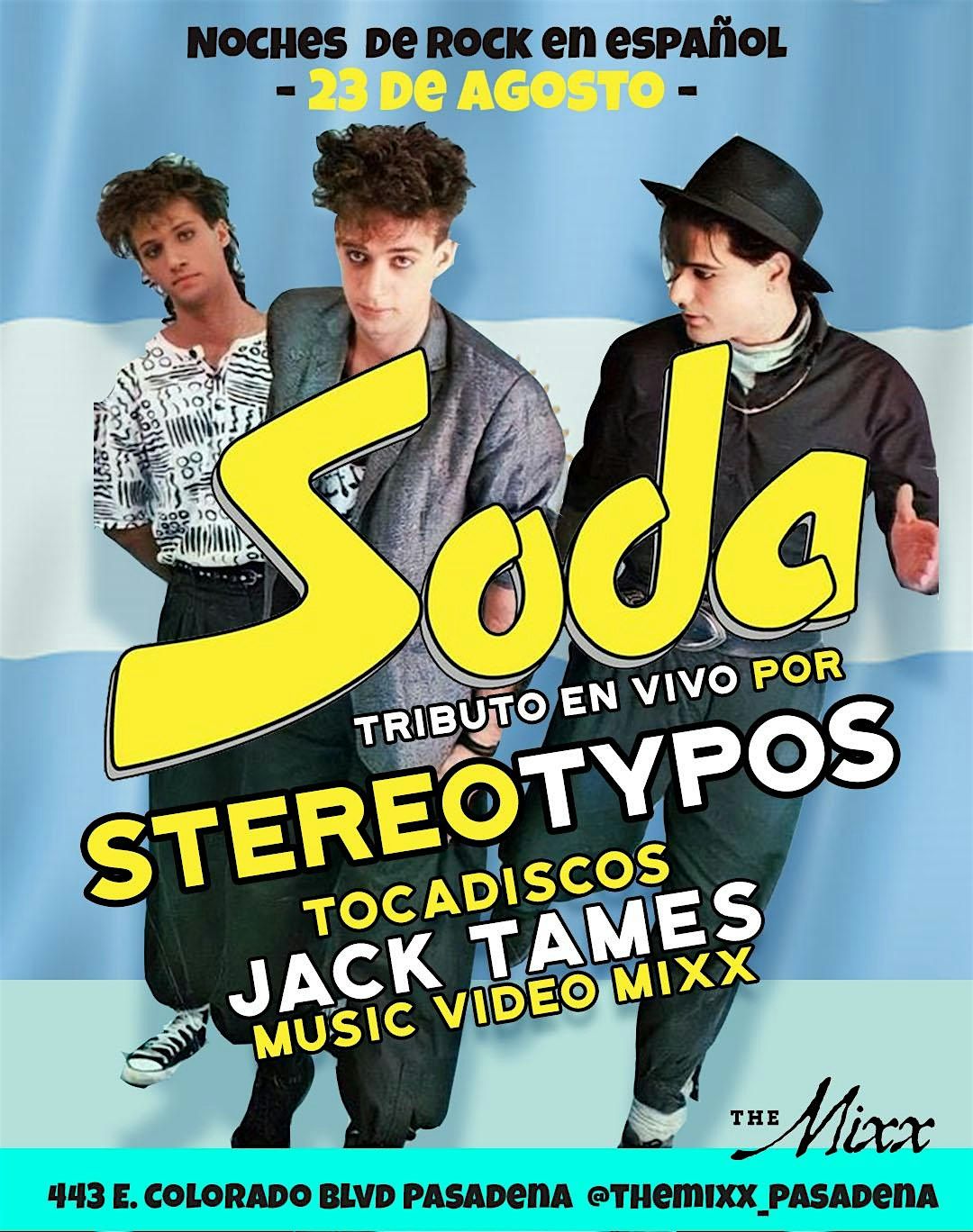 TRIBUTO a SODA STEREO en VIVO!