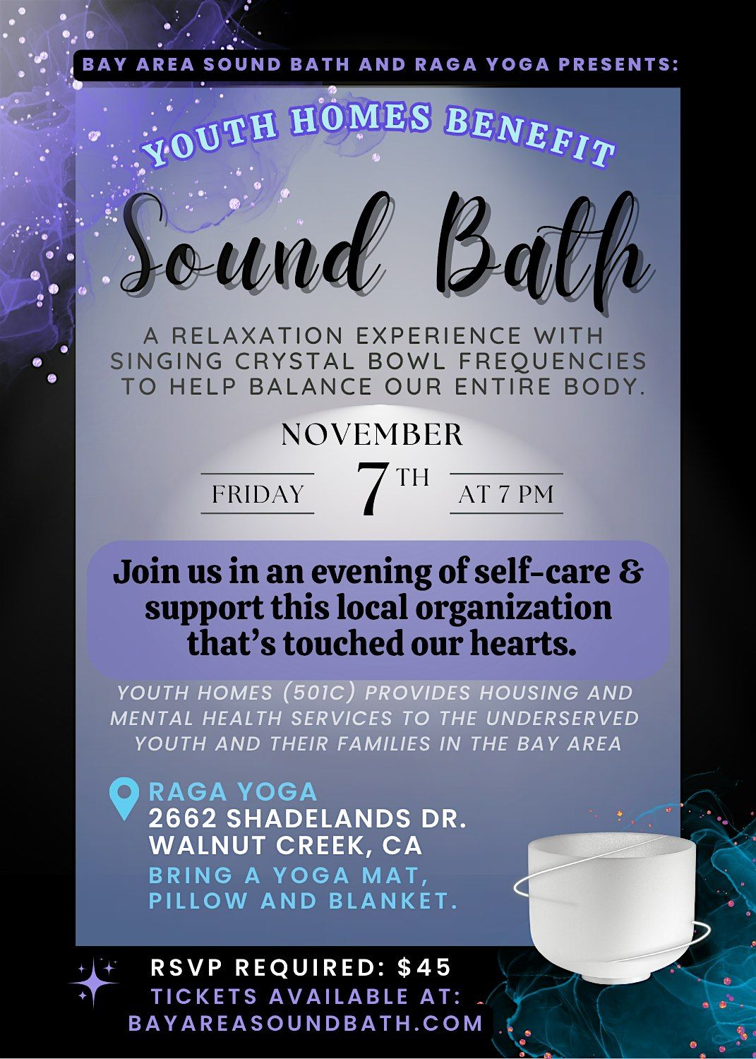 Candle-Lit Sound Bath with Hammock Option