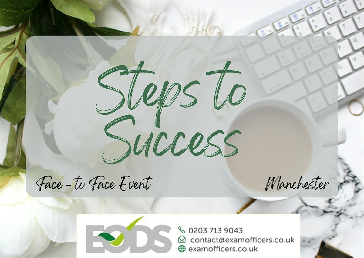 Face To Face Event, Steps for Success -  New Exams Officer Training (MAN)