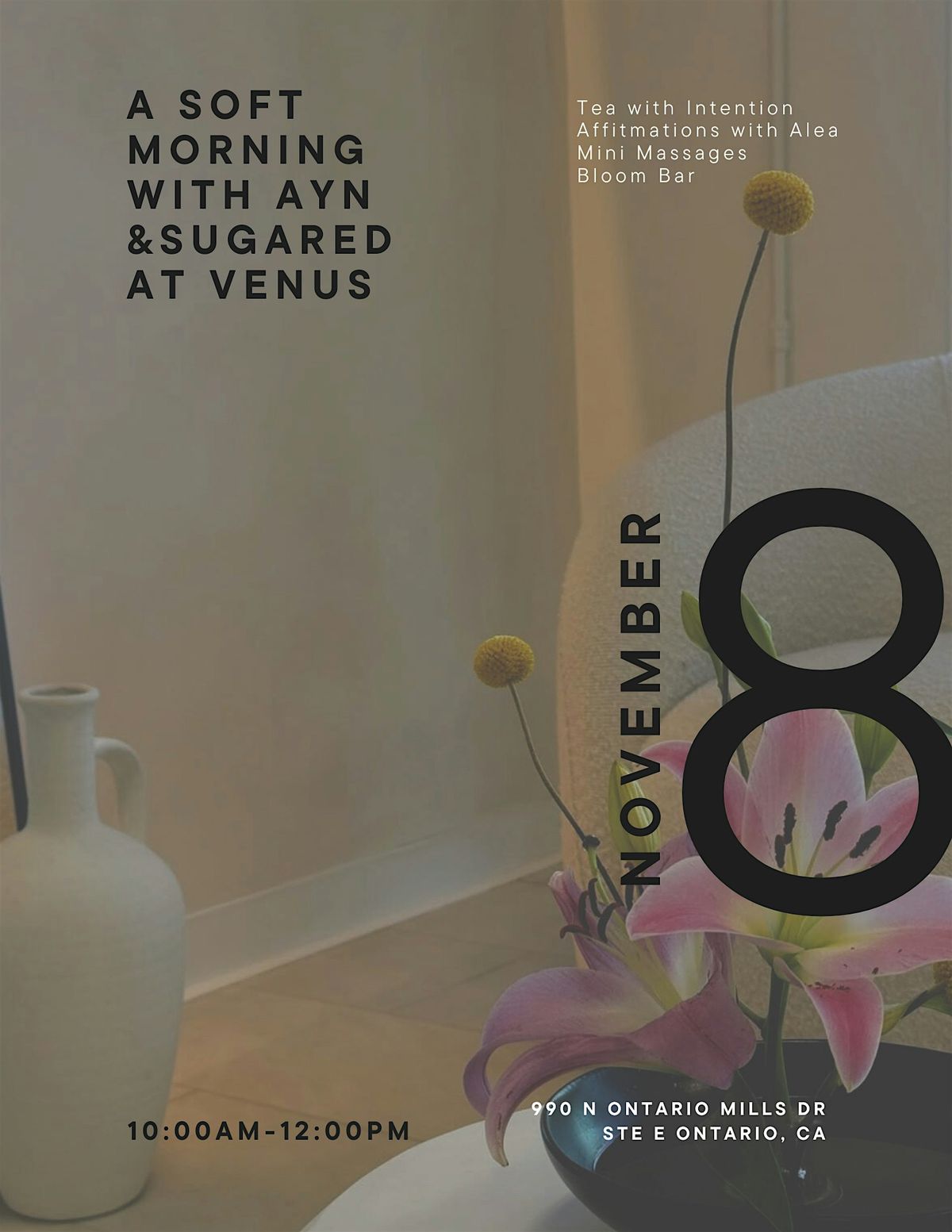 A soft morning with Ayn & Sugared at Venus