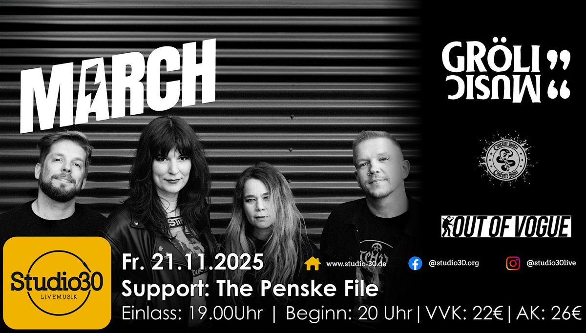 MARCH + The Penske File|Studio 30