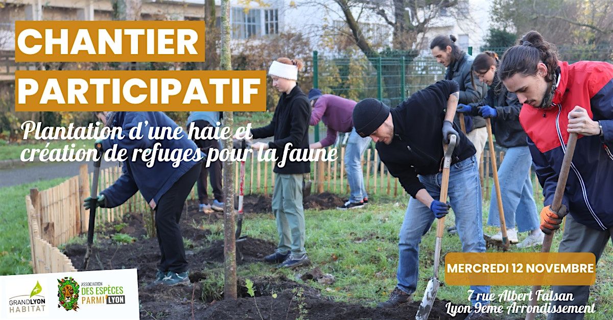 Chantier participatif : Plantation d'une haie