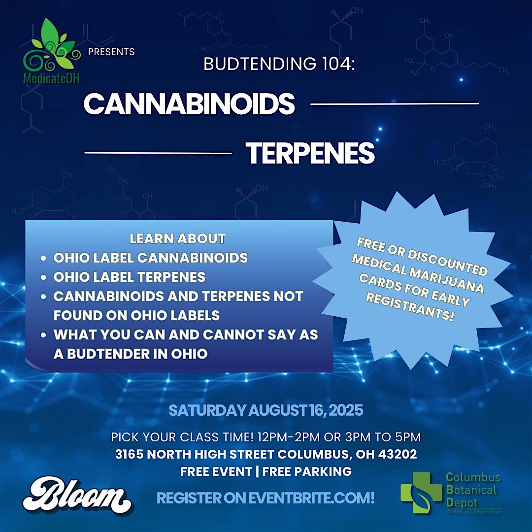 Cannabinoids & Terpenes Education Sesh & Ohio MMJ Patient Drive