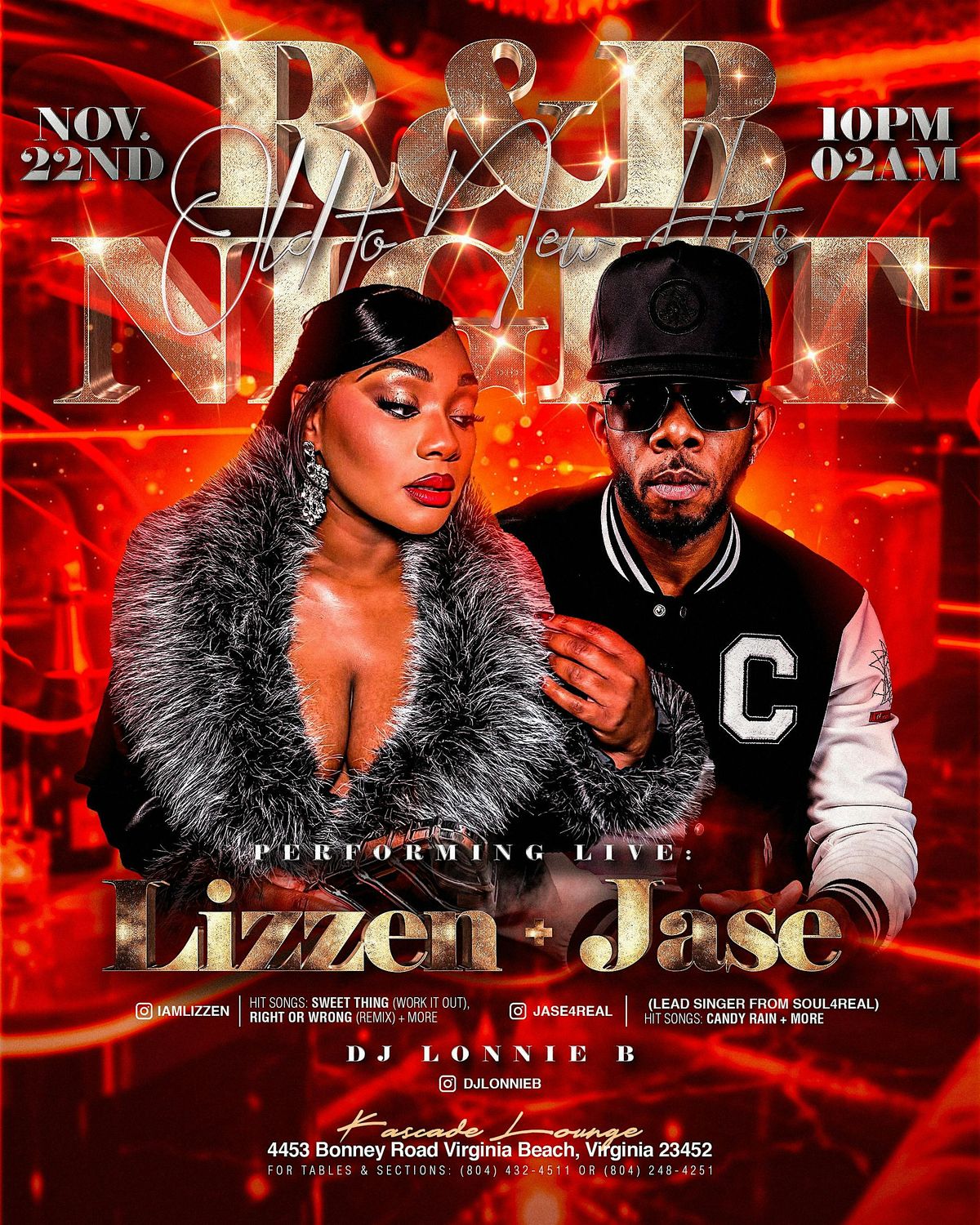 \u2764\ufe0f\u2764\ufe0fR&B Night with Lizzen and Jase(Soul4Real)