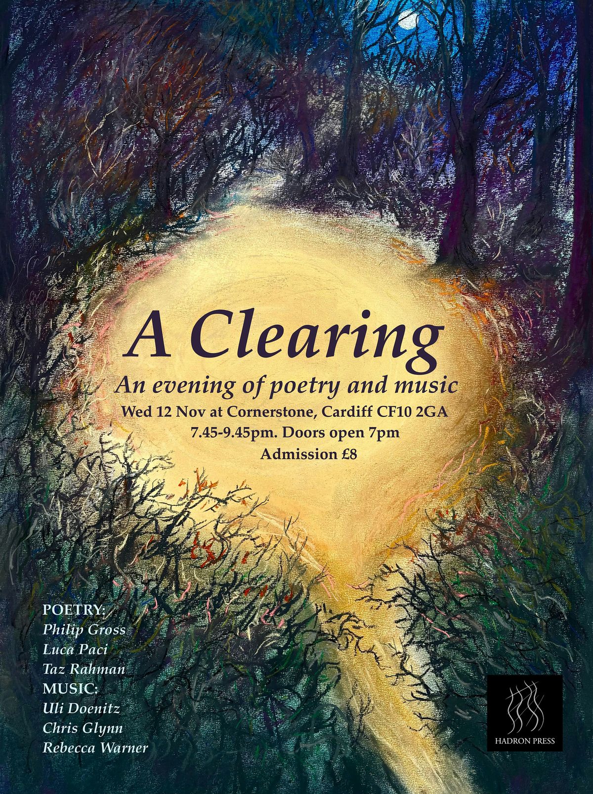 A Clearing - an evening of poetry and music