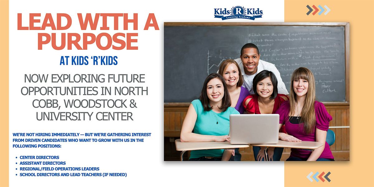 Lead with Purpose at Kids 'R' Kids Schools