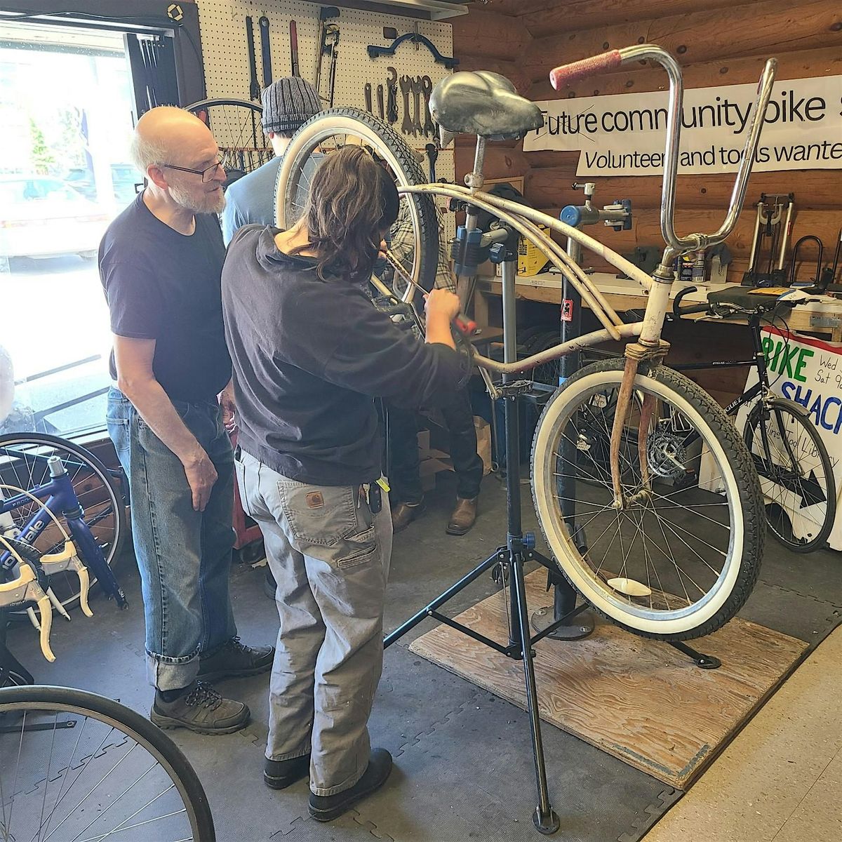 Basic Bicycle Maintenance at the Shoreline Tool Library
