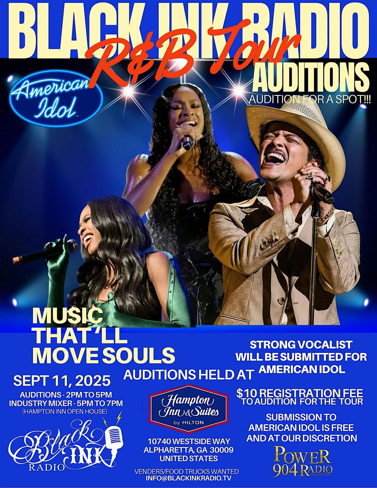 BLACK INK RADIO - R&B Tour Auditions and American Idol Submissions