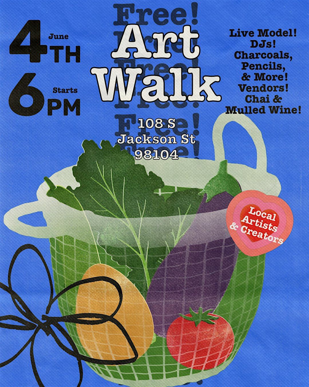 ART WALK! OPEN FIGURE CLASS & MARKET!