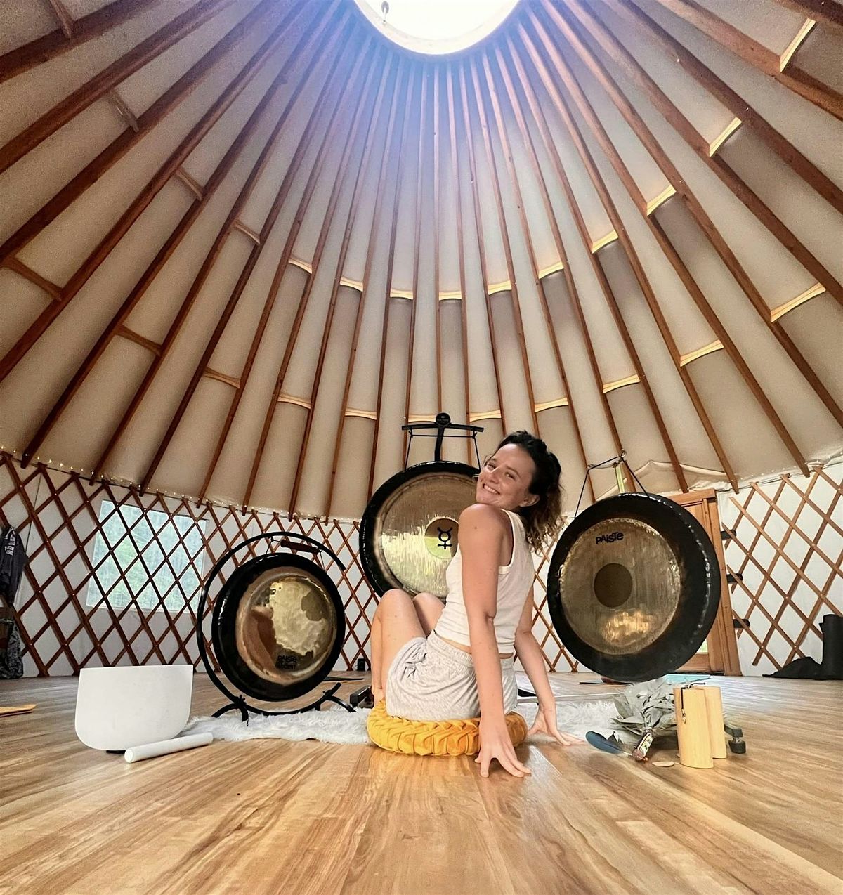 Slow Flow & Yin Yoga with Healing Sound Bath on the Roof