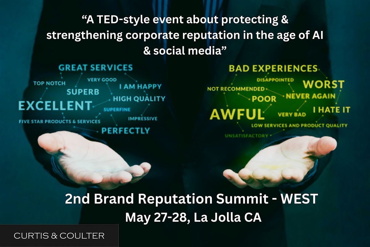 2nd Brand Reputation Summit WEST