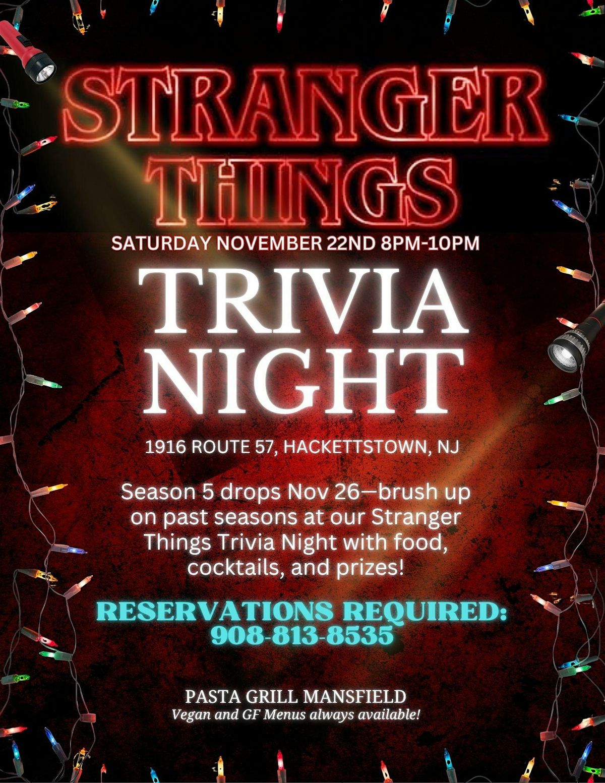 STRANGER THINGS Trivia Night!