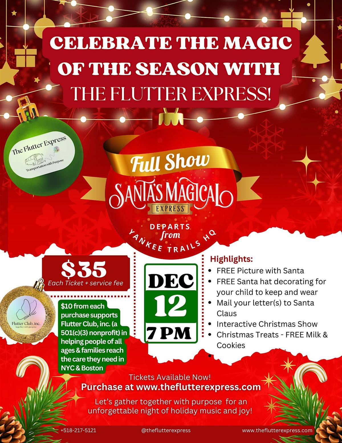 The Flutter Express x Santa's Magical Express